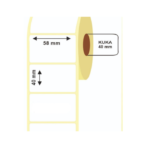 Termal Barkod Etiketi 40x58 Rulo