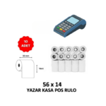 56x14 Termal Rulo Adisyon Pos Rulo Kağıdı 10'lu (Kopya)