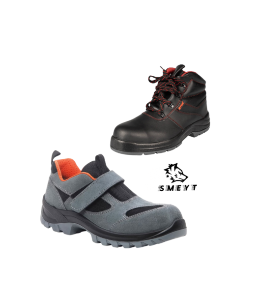 S3 Standartlarında Çelik Burunlu İş Ayakkabıları ve Kaymaz Tabanlı İş Botu, ayakkabı ve bot