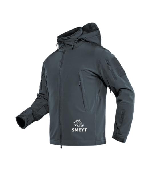 Kurumsal Logolu Softshell Ürünler Antrasit Renk Mevsimlik Teknik Mont